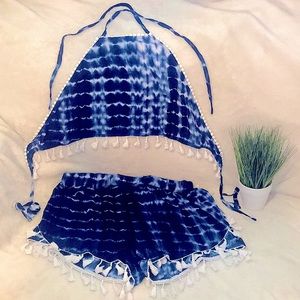2 piece Tye Dye shorts set